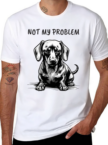 Dachshund Not My Problem Graphic Tee