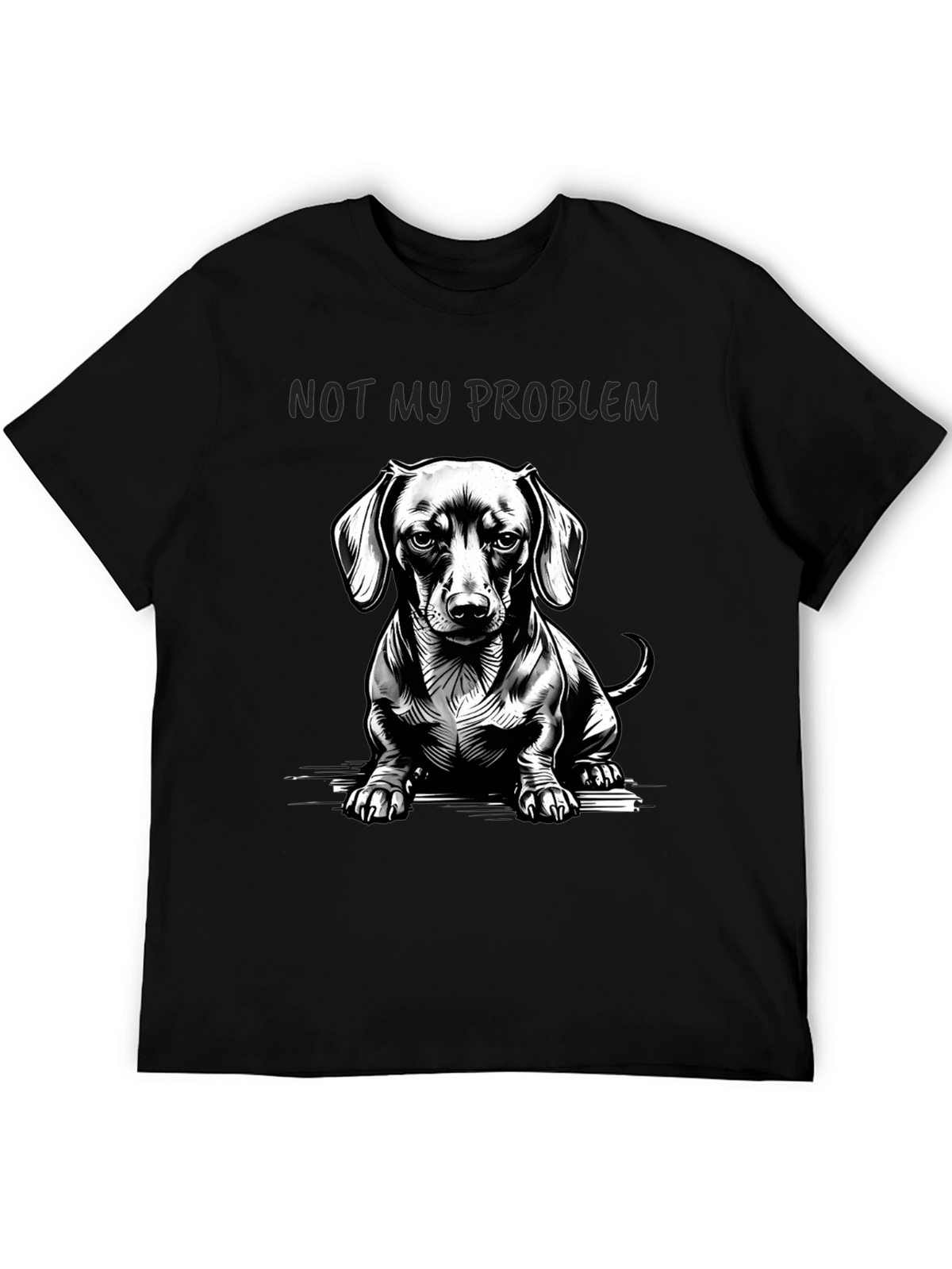 Dachshund Not My Problem Graphic Tee
