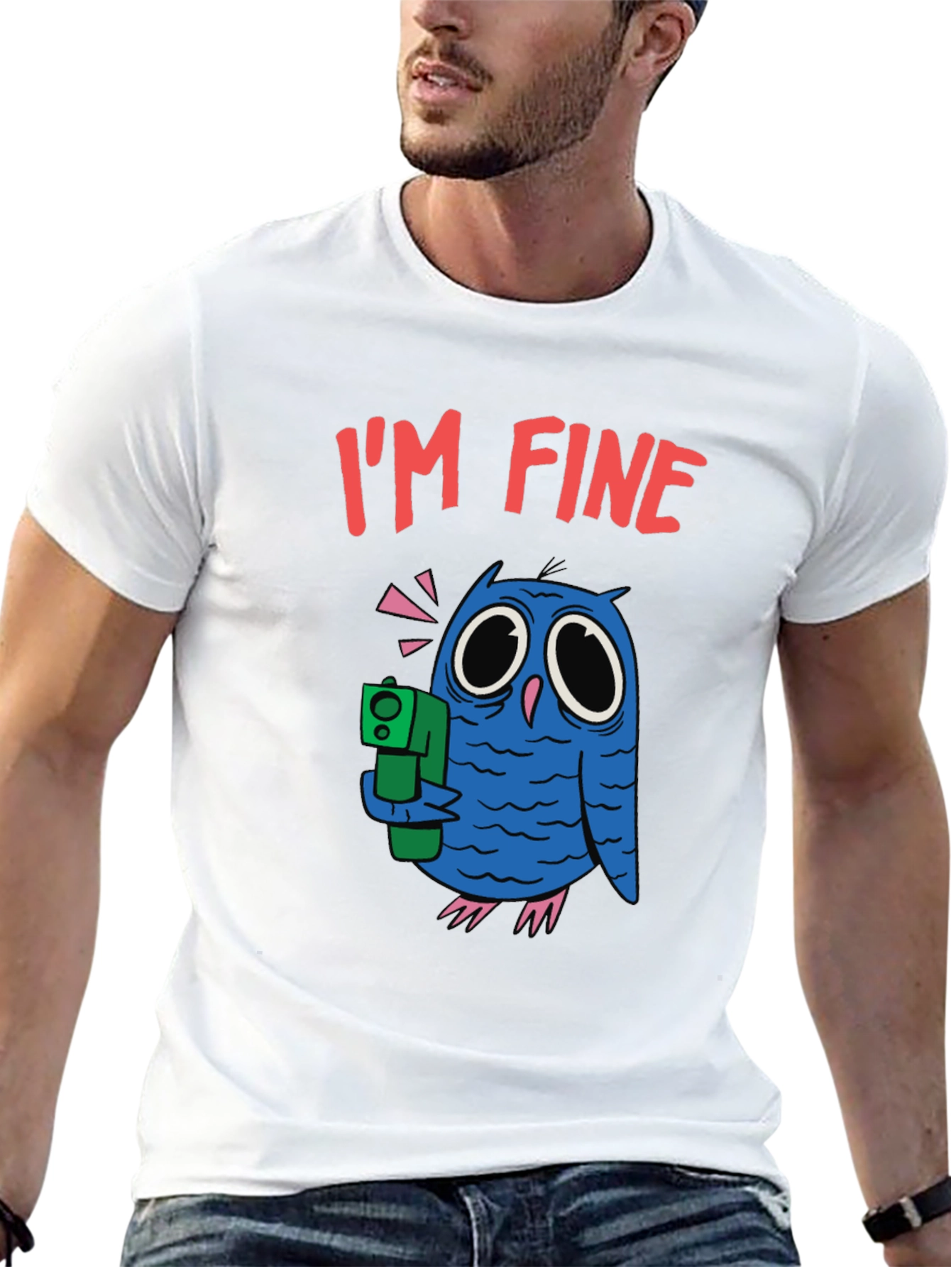 Im Fine Owl Graphic T-Shirt