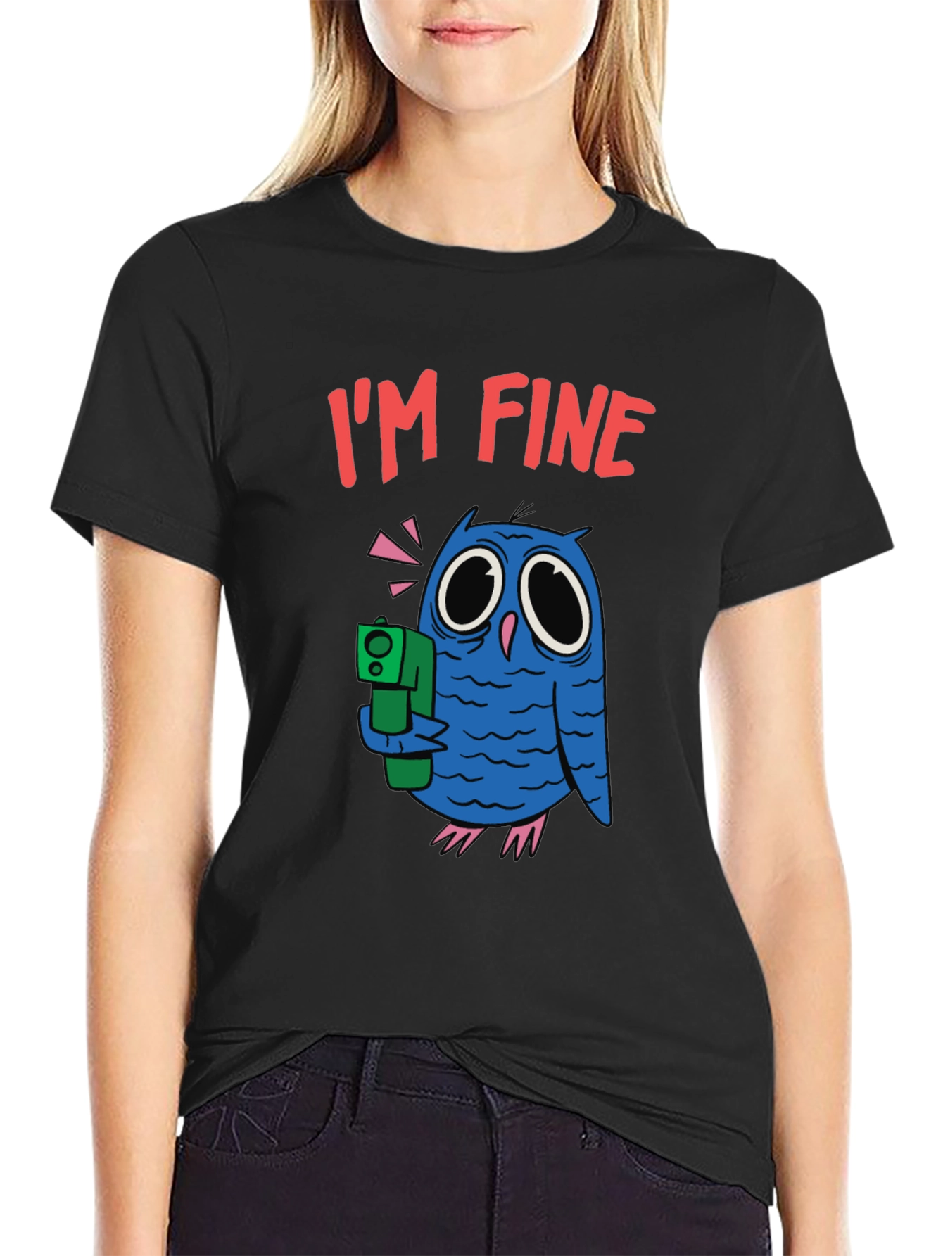 Im Fine Owl Graphic T-Shirt