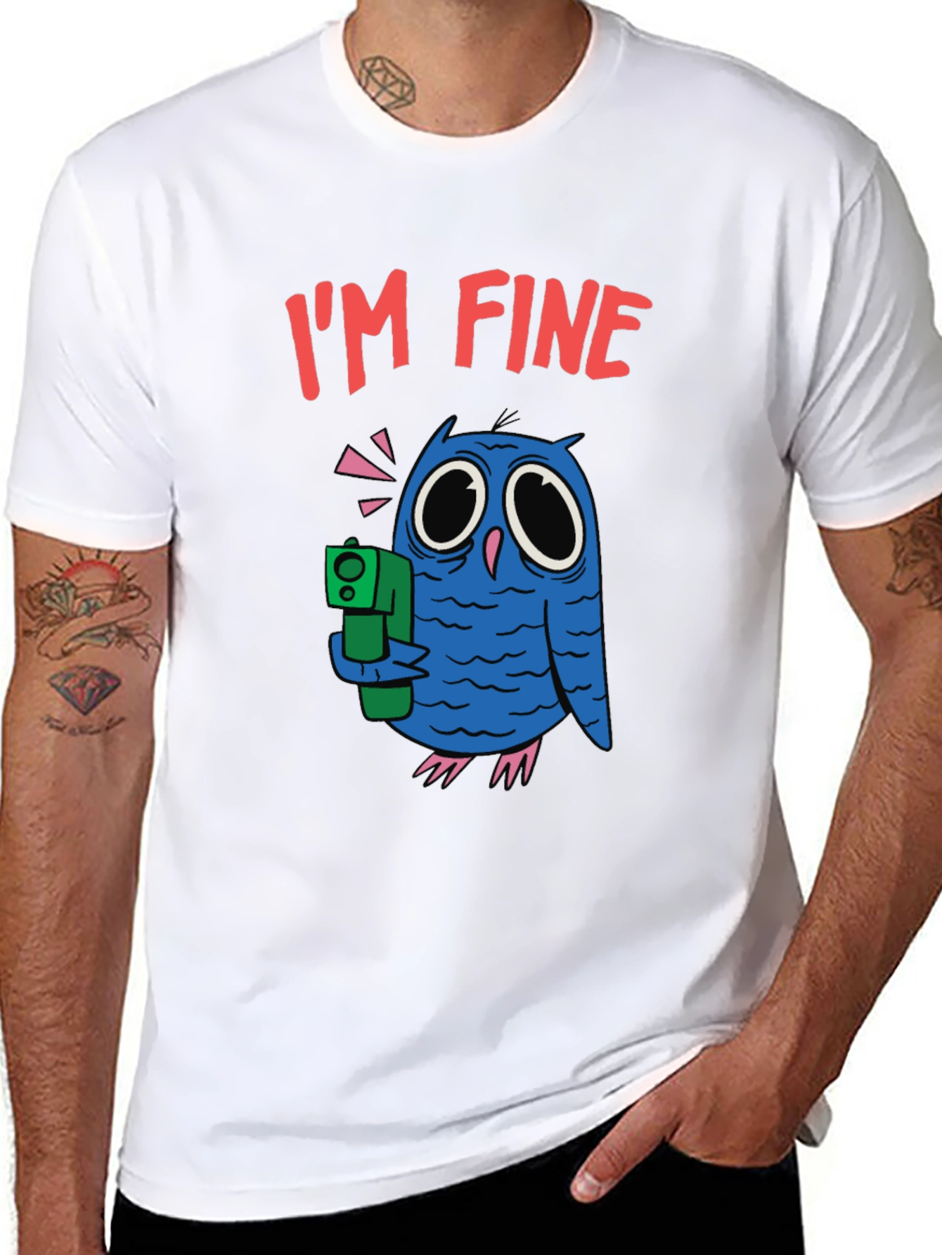 Im Fine Owl Graphic T-Shirt