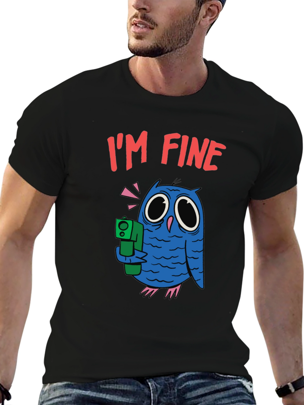 Im Fine Owl Graphic T-Shirt