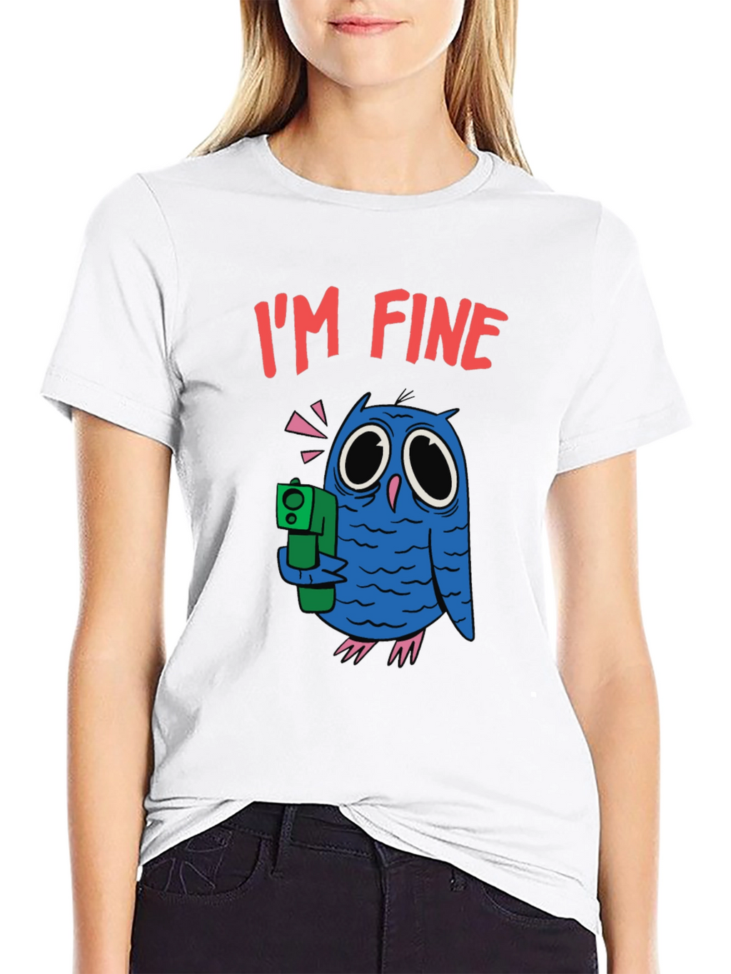 Im Fine Owl Graphic T-Shirt