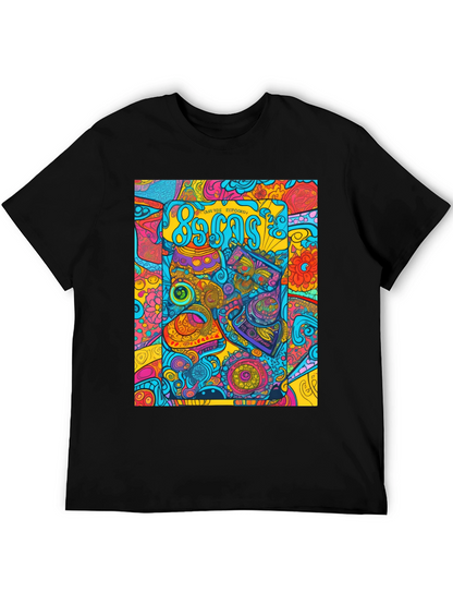 Retro 80s Pattern Graphic Tee