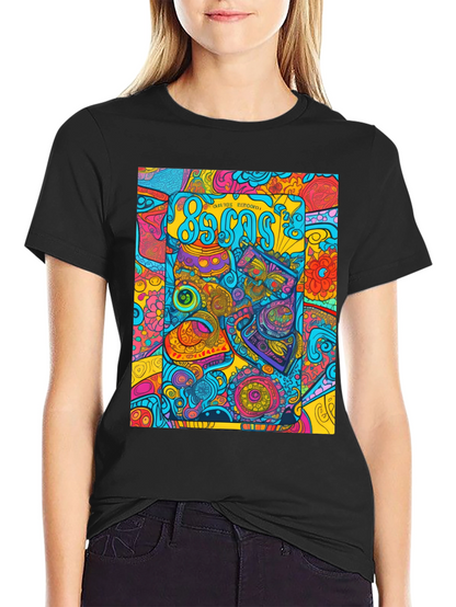 Retro 80s Pattern Graphic Tee