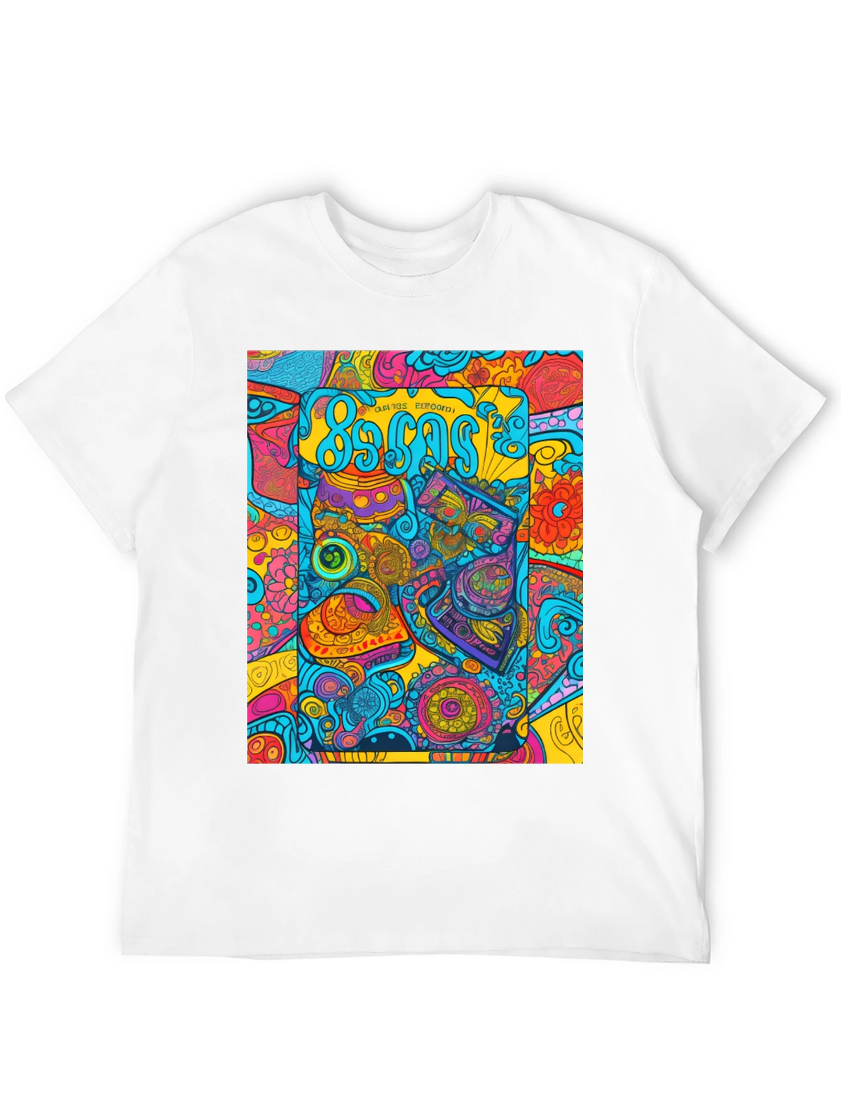 Retro 80s Pattern Graphic Tee