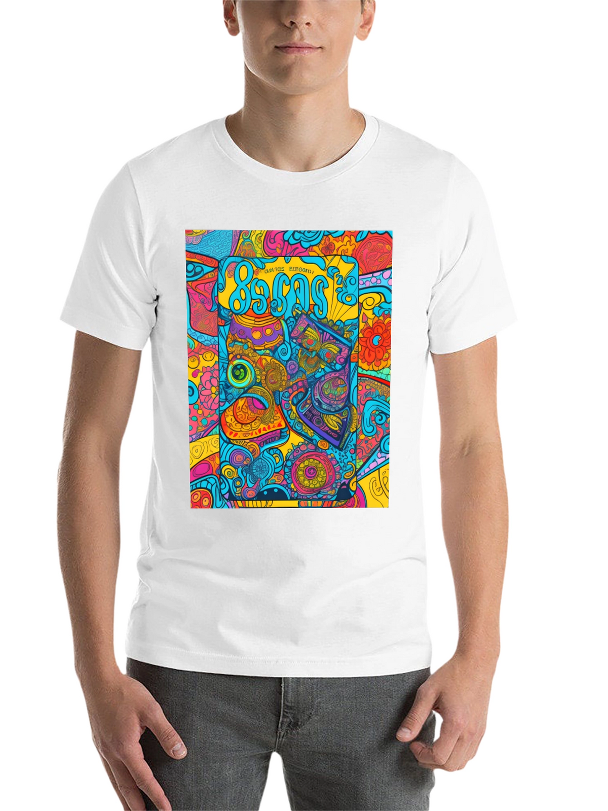 Retro 80s Pattern Graphic Tee