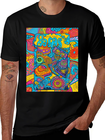 Retro 80s Pattern Graphic Tee