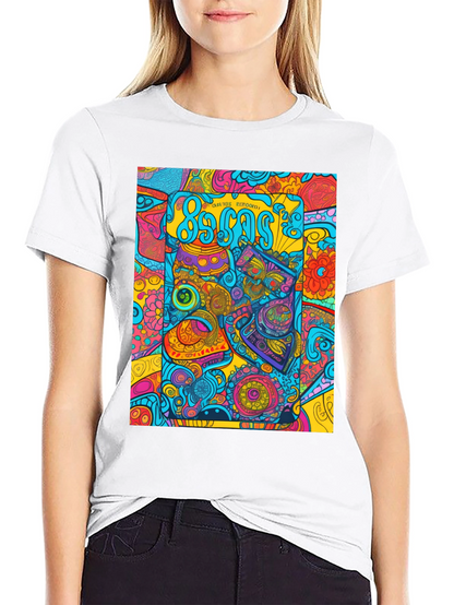 Retro 80s Pattern Graphic Tee