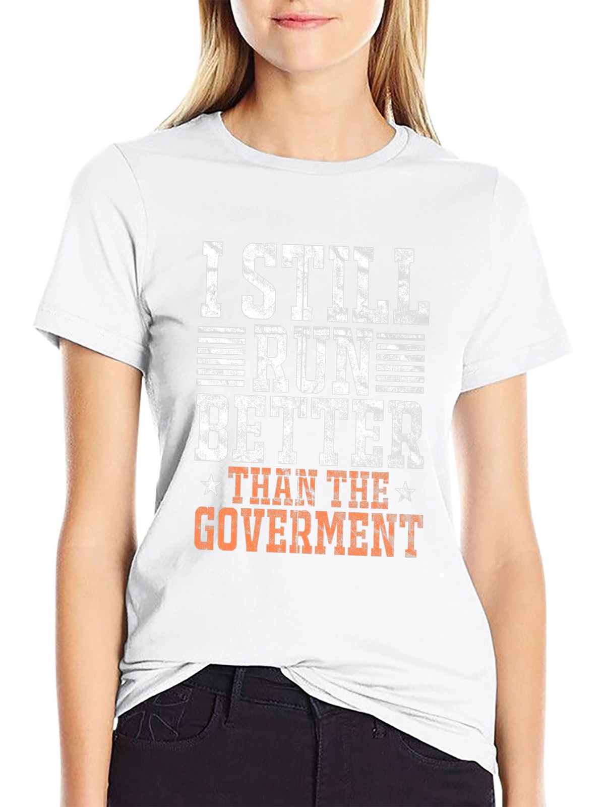 Funny Political Runner T-Shirt