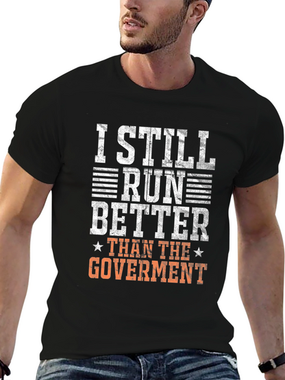 Funny Political Runner T-Shirt