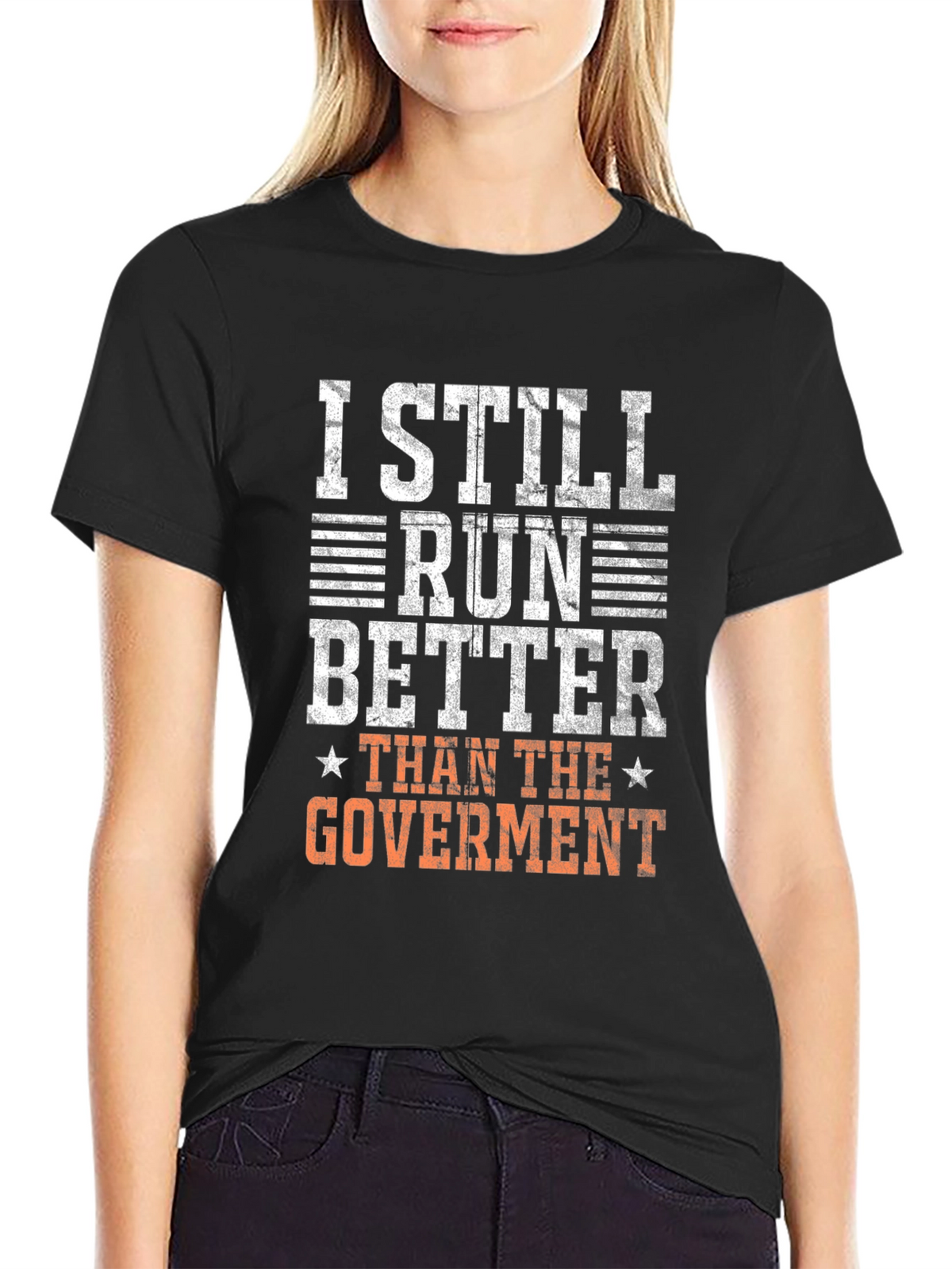 Funny Political Runner T-Shirt