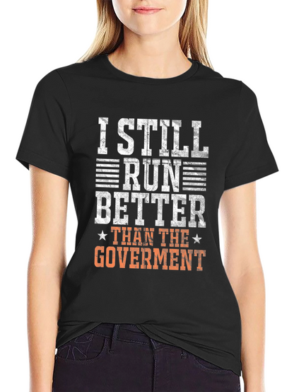 Funny Political Runner T-Shirt