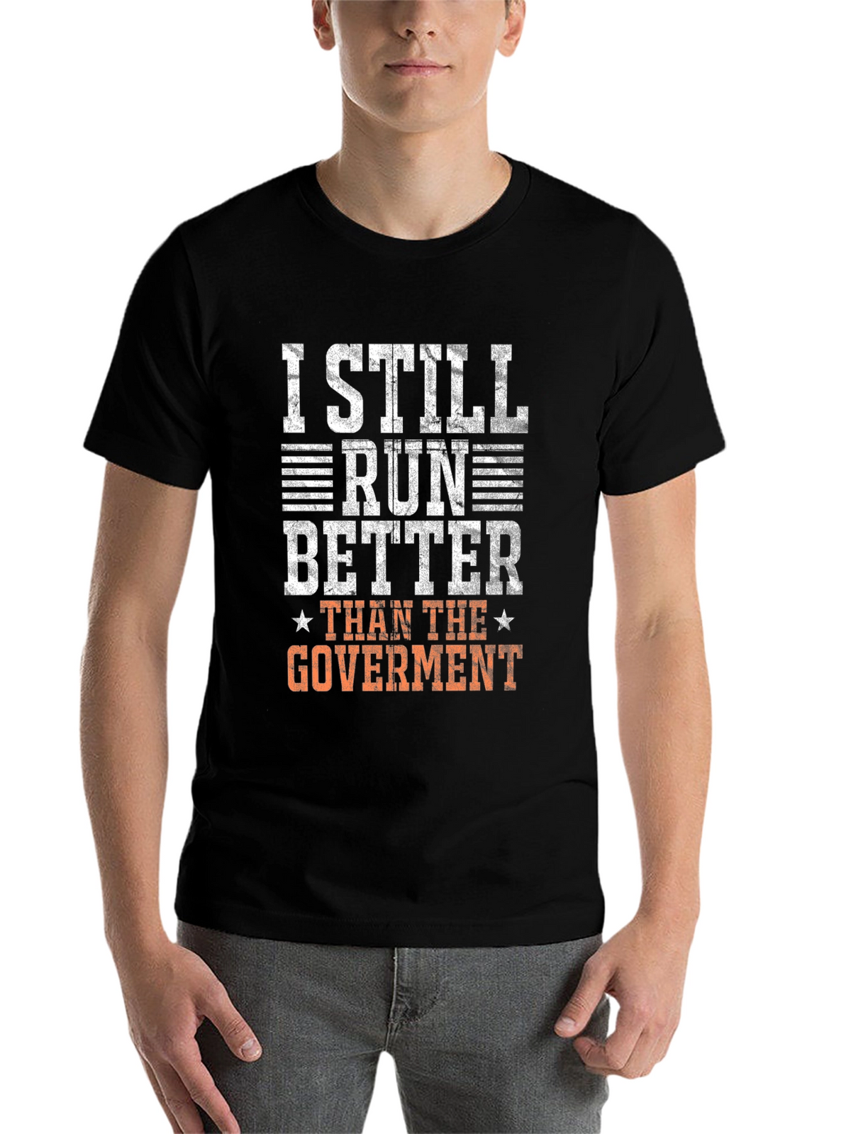 Funny Political Runner T-Shirt