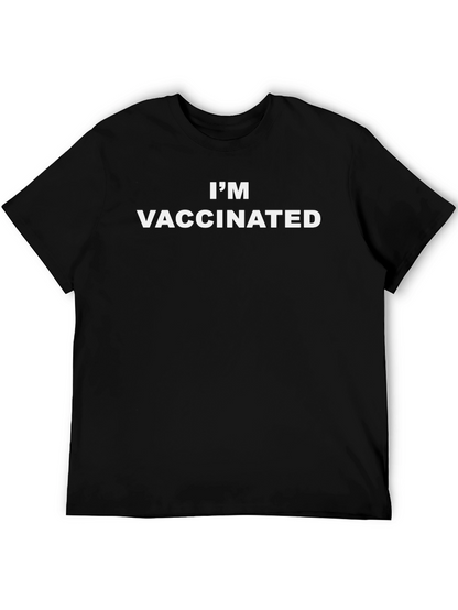 Im Vaccinated Black T-Shirt
