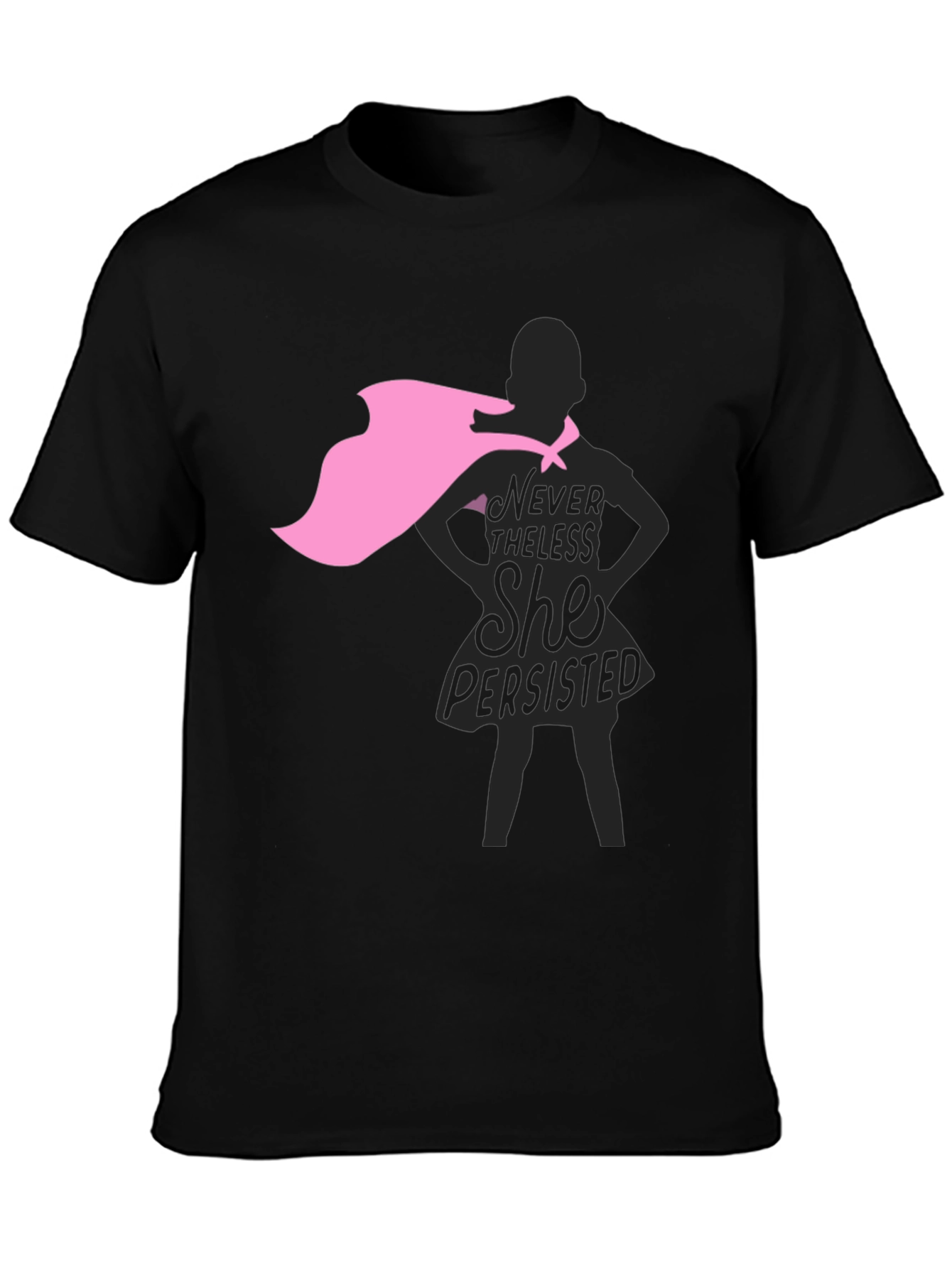 Nevertheless She Persisted Graphic Tee - Black