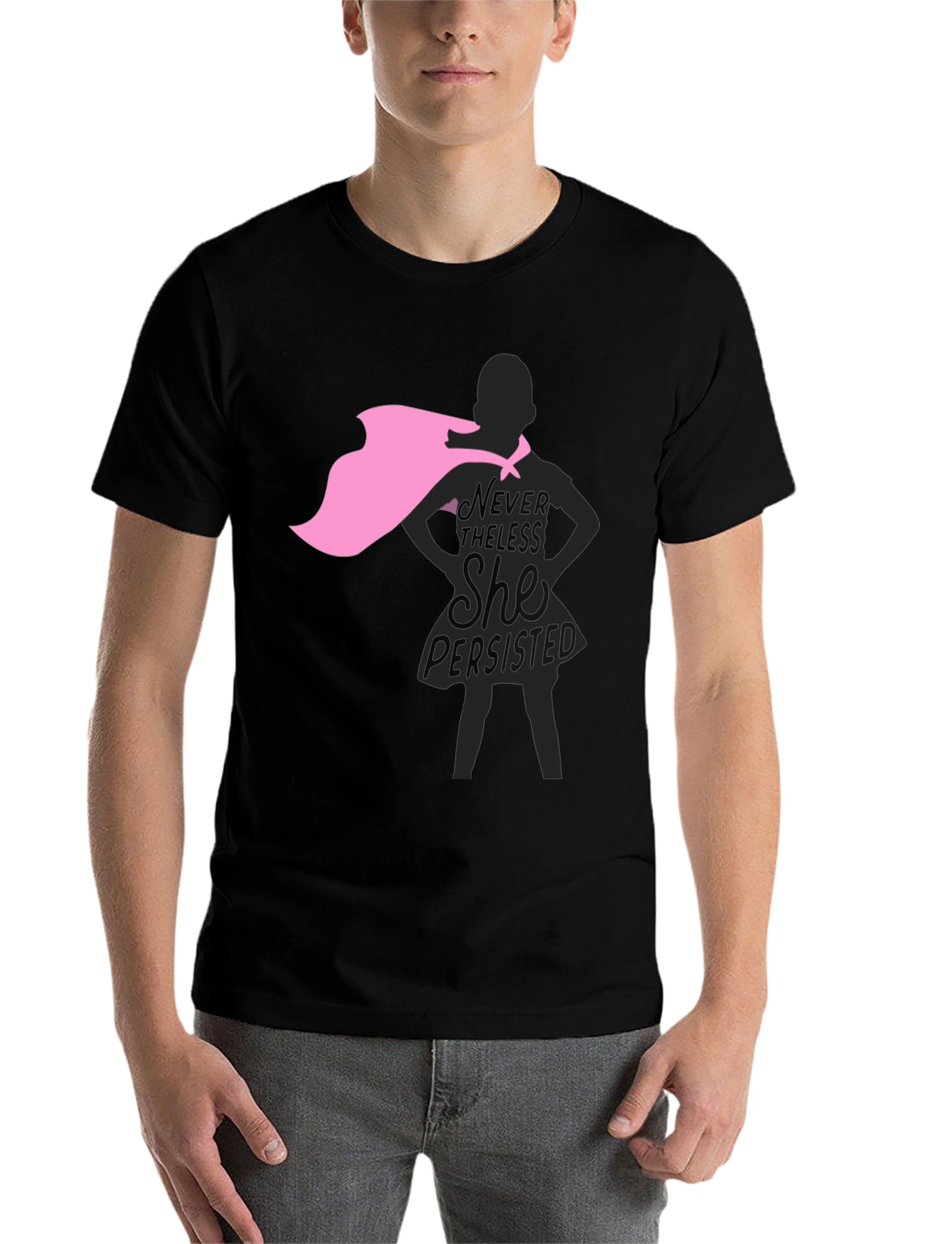 Nevertheless She Persisted Graphic Tee - Black