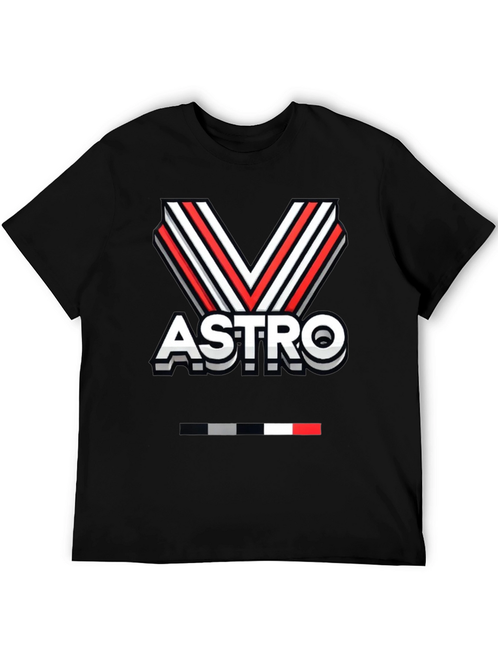 Astro Graphic Tee - Black Cotton Blend