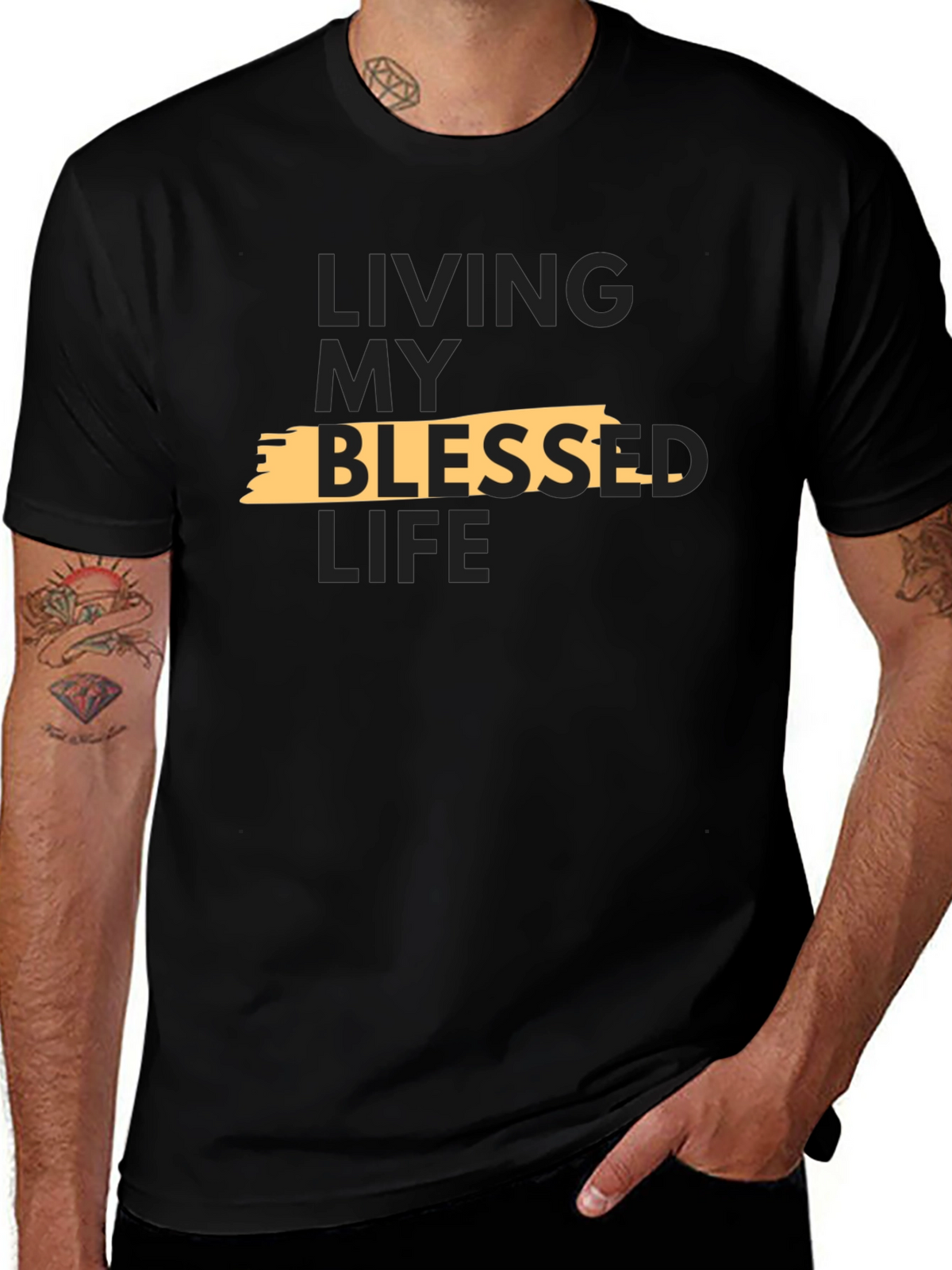 Blessed Life Graphic T-Shirt