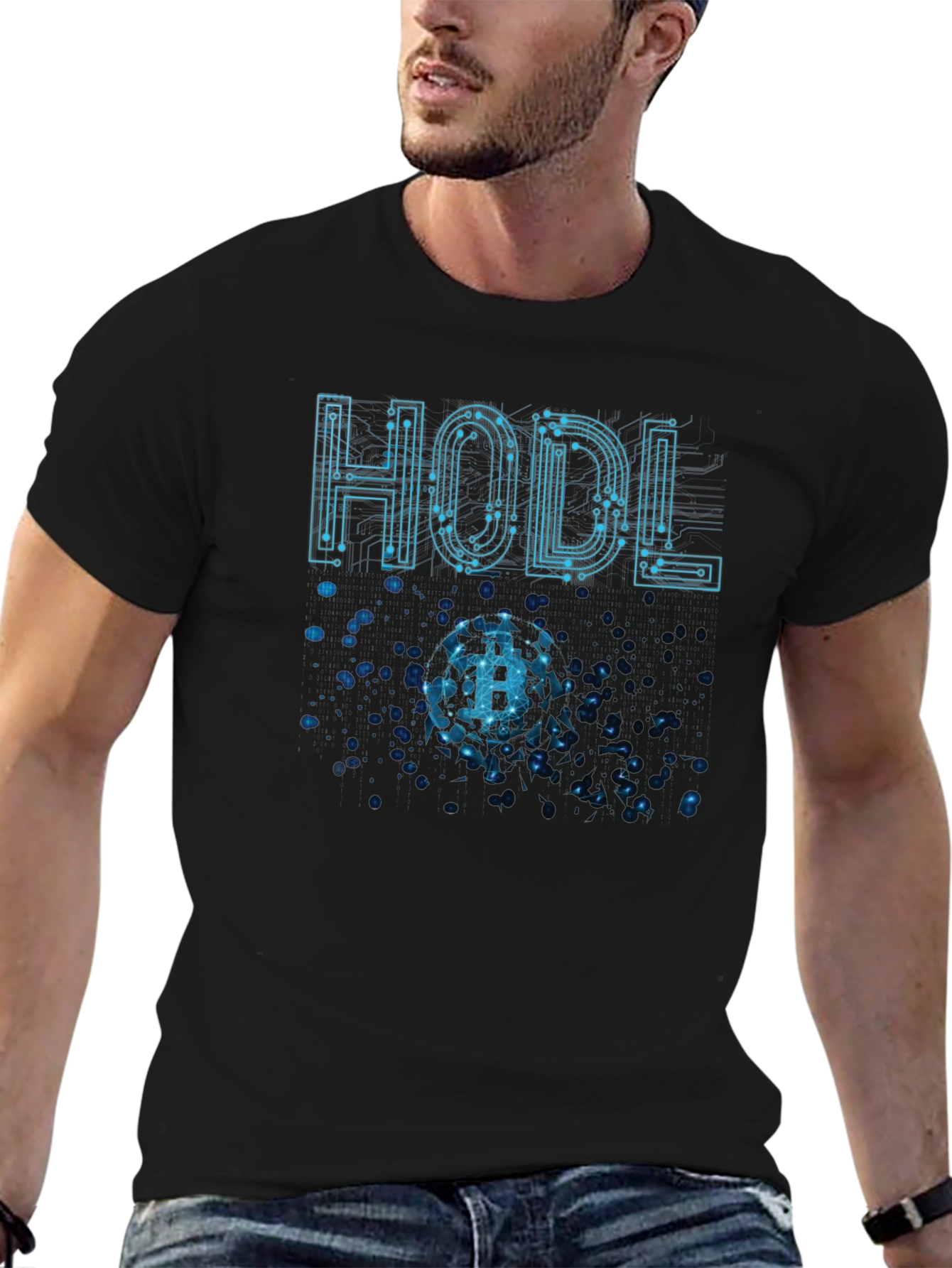 HODL Bitcoin Graphic Tee - Crypto Investor Shirt