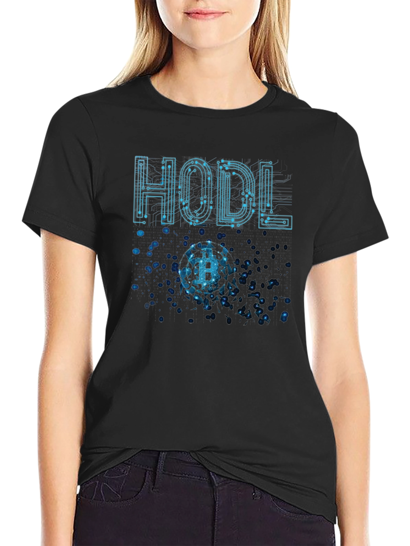 HODL Bitcoin Graphic Tee - Crypto Investor Shirt