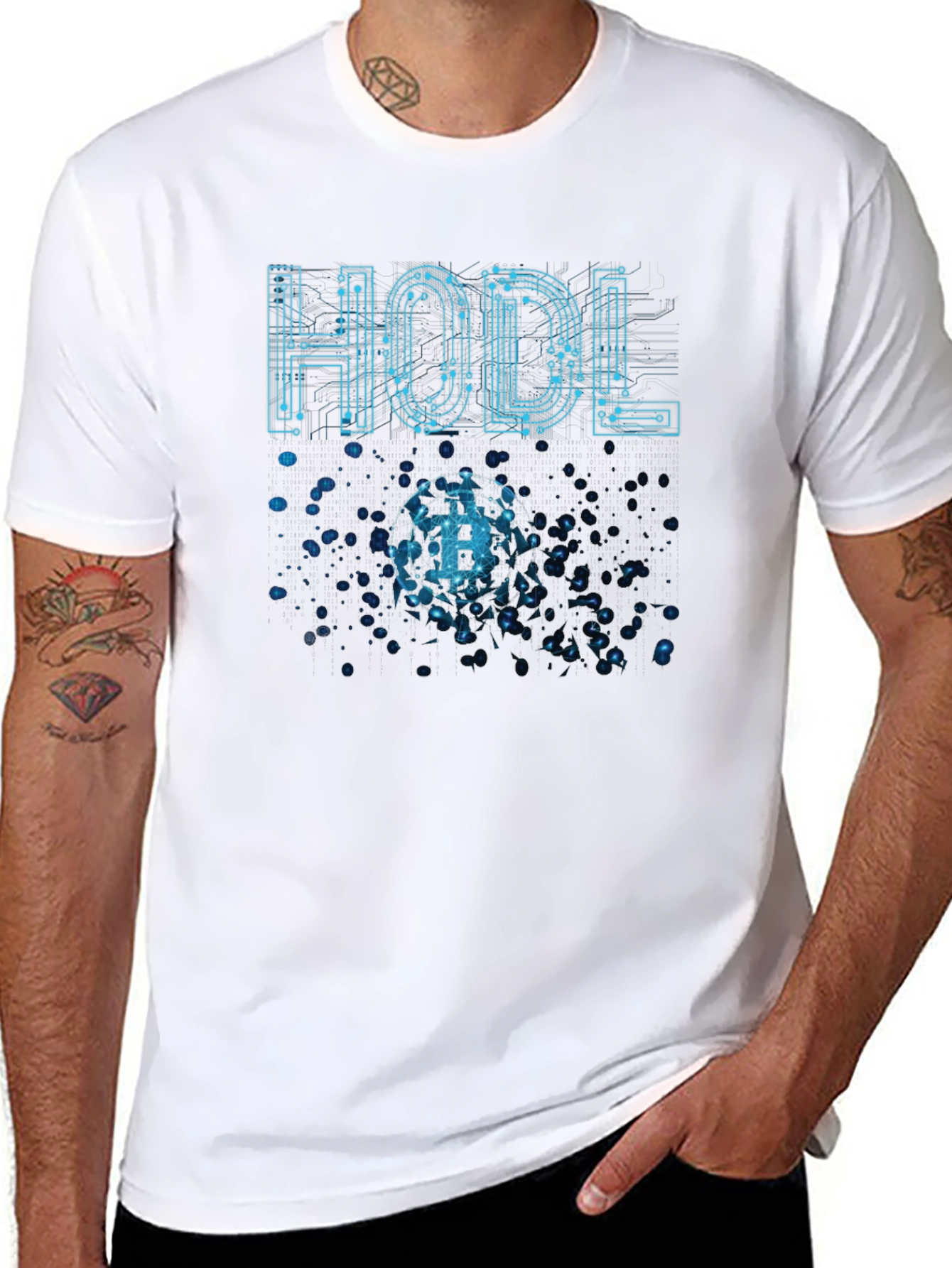 HODL Bitcoin Graphic Tee - Crypto Investor Shirt