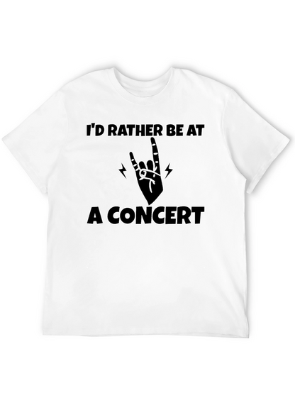 Concert Lover Black T-Shirt
