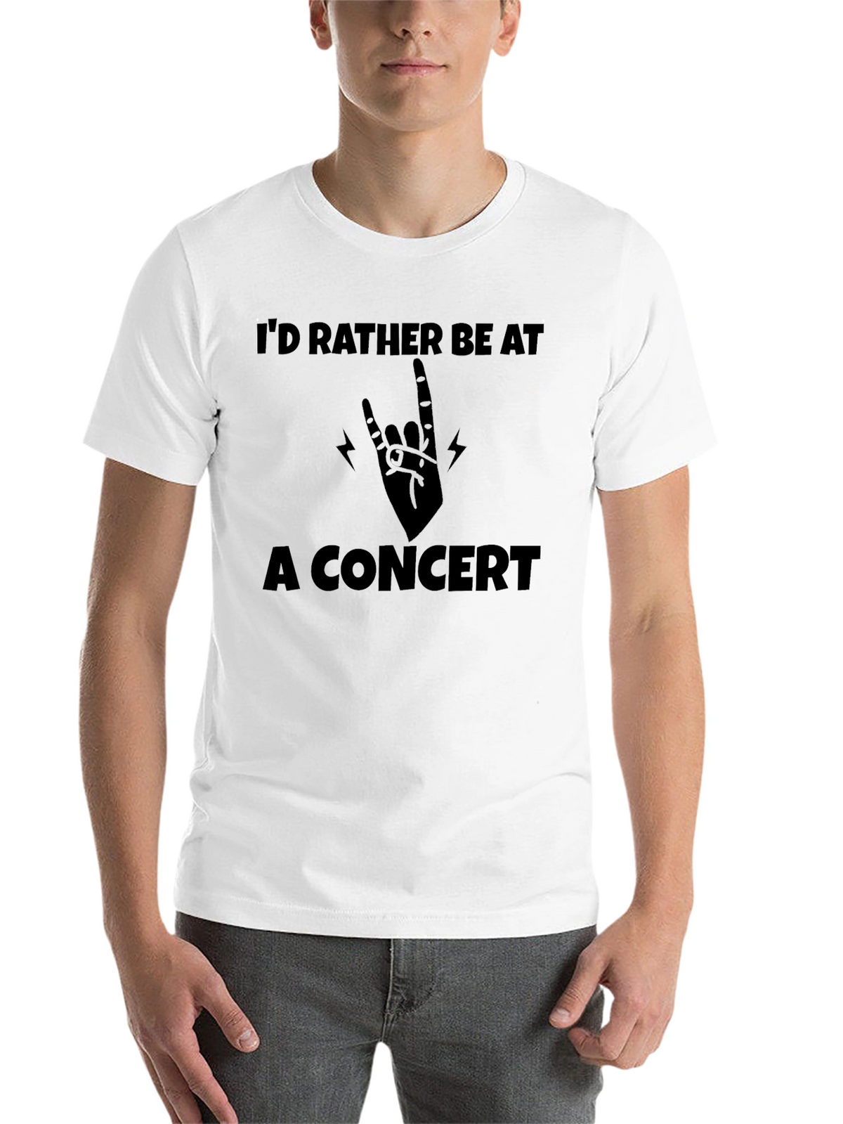 Concert Lover Black T-Shirt
