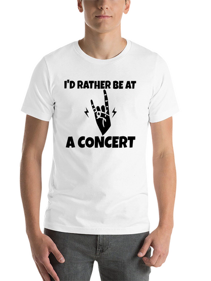Concert Lover Black T-Shirt