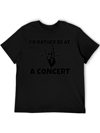 Concert Lover Black T-Shirt