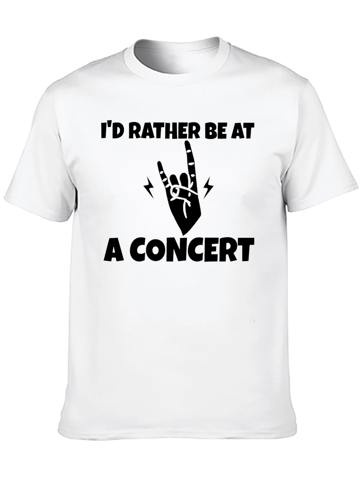 Concert Lover Black T-Shirt