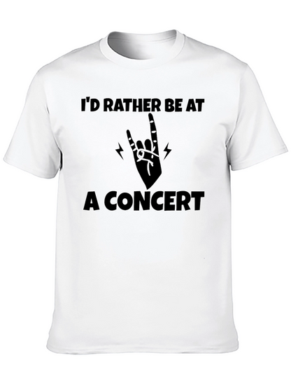 Concert Lover Black T-Shirt