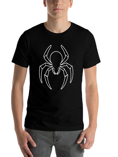 Spider Graphic Black T-Shirt - Casual Style