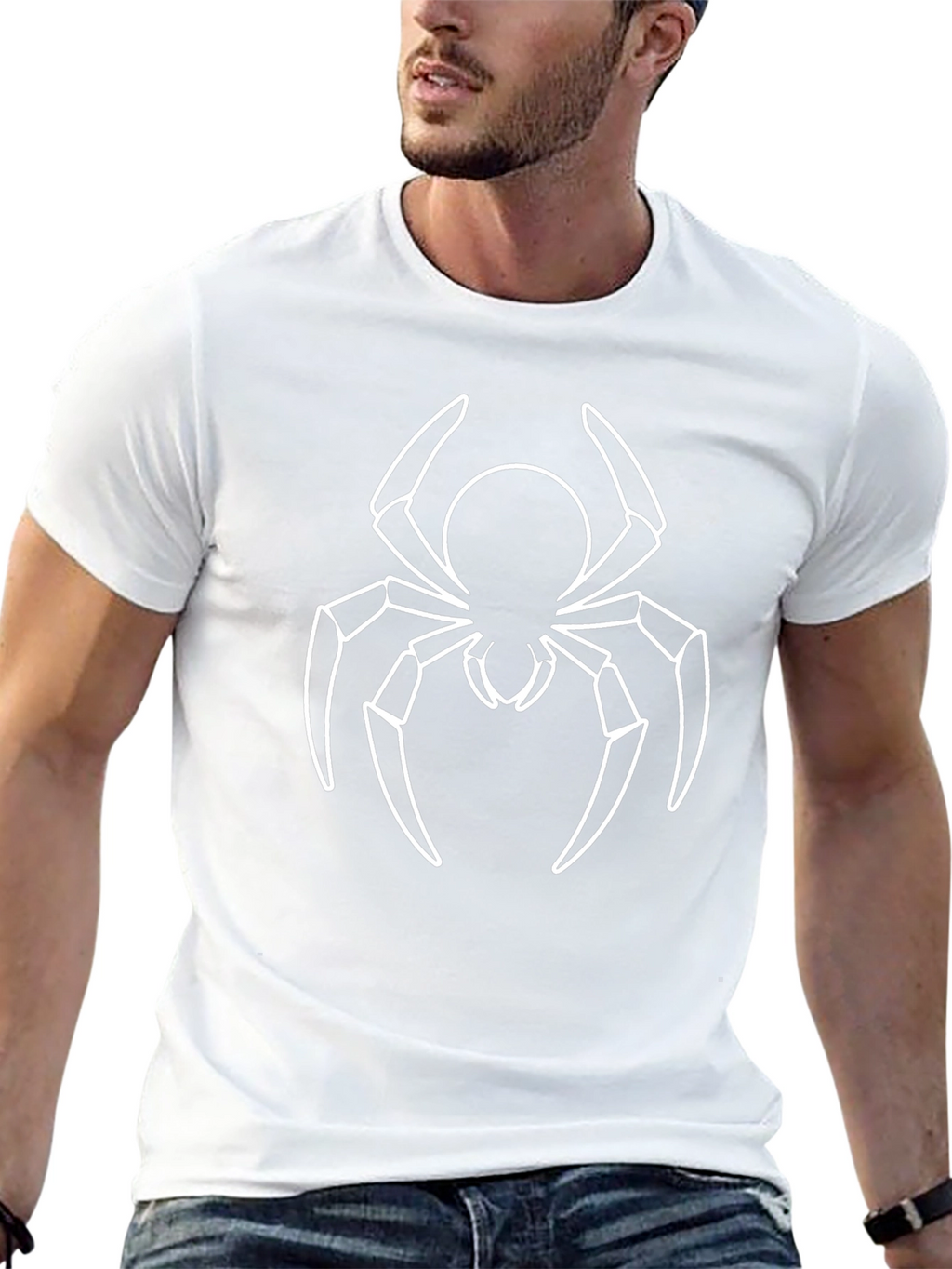 Spider Graphic Black T-Shirt - Casual Style