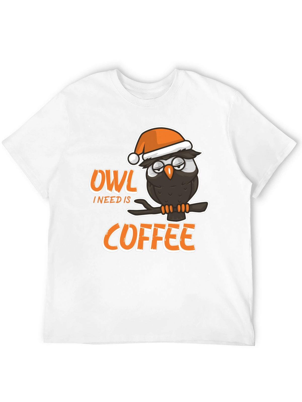 Owl I Need Is Coffee Graphic T-Shirt