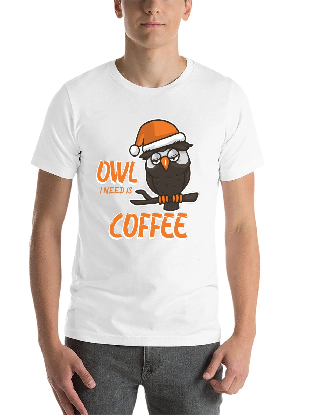 Owl I Need Is Coffee Graphic T-Shirt