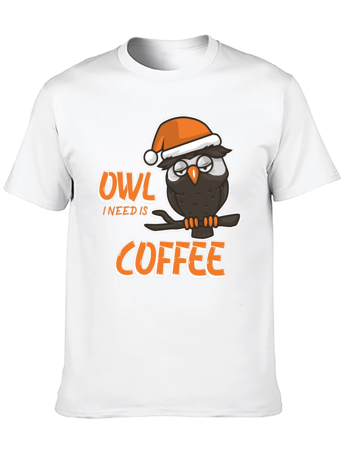 Owl I Need Is Coffee Graphic T-Shirt