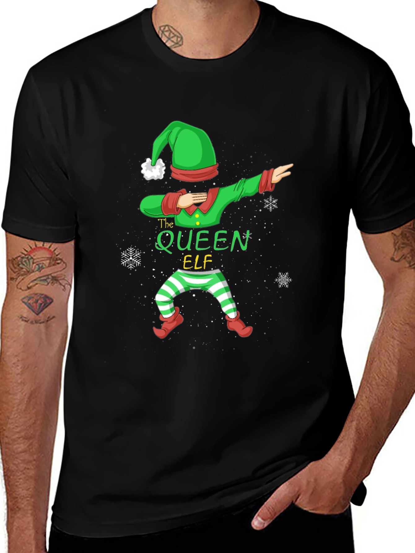 The Queen Elf Dabbing Christmas T-Shirt