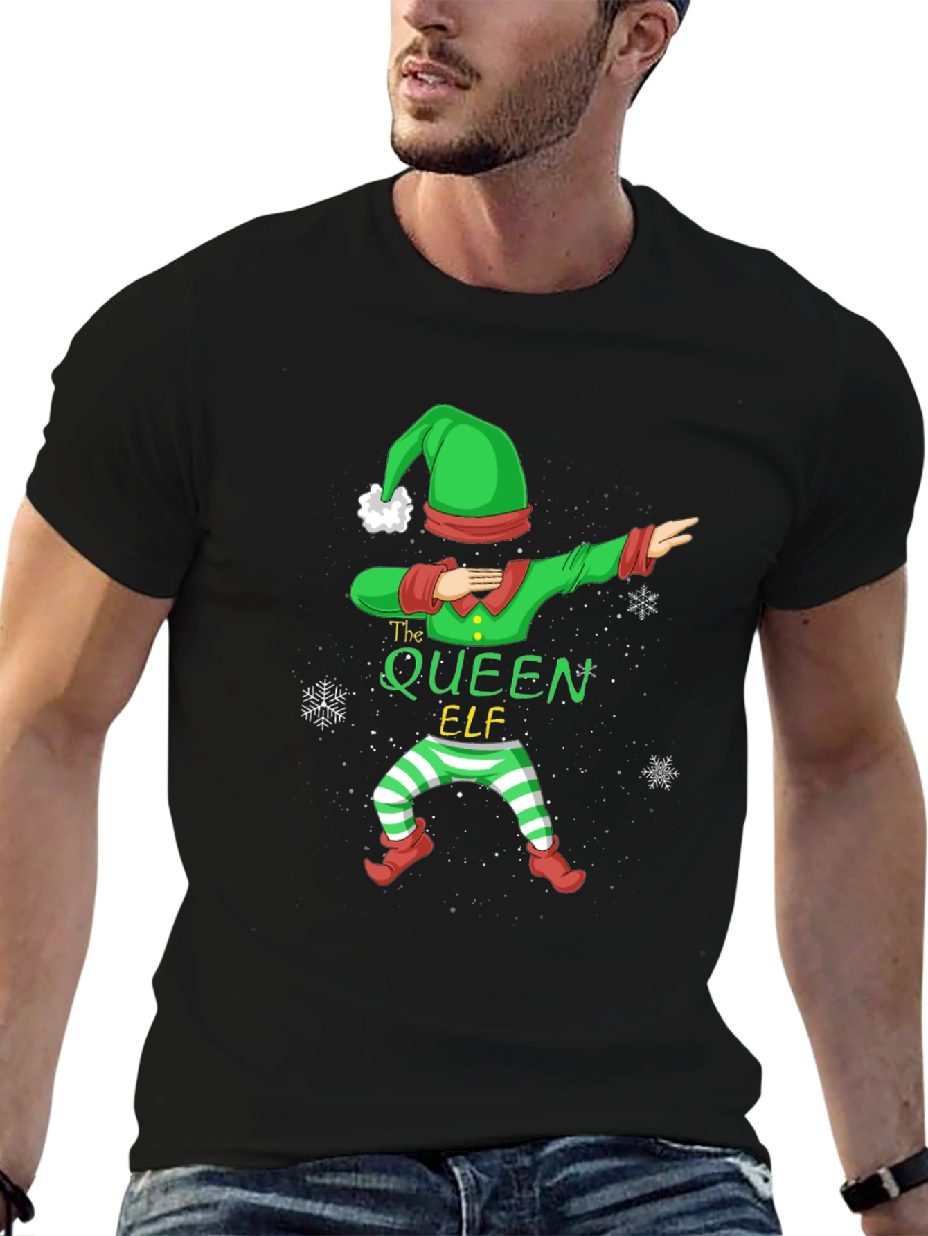 The Queen Elf Dabbing Christmas T-Shirt