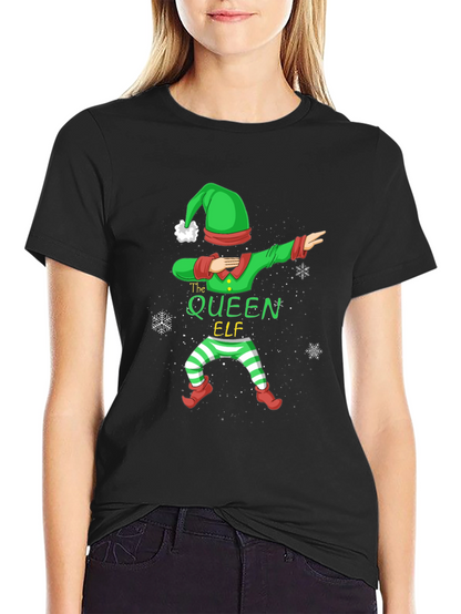 The Queen Elf Dabbing Christmas T-Shirt