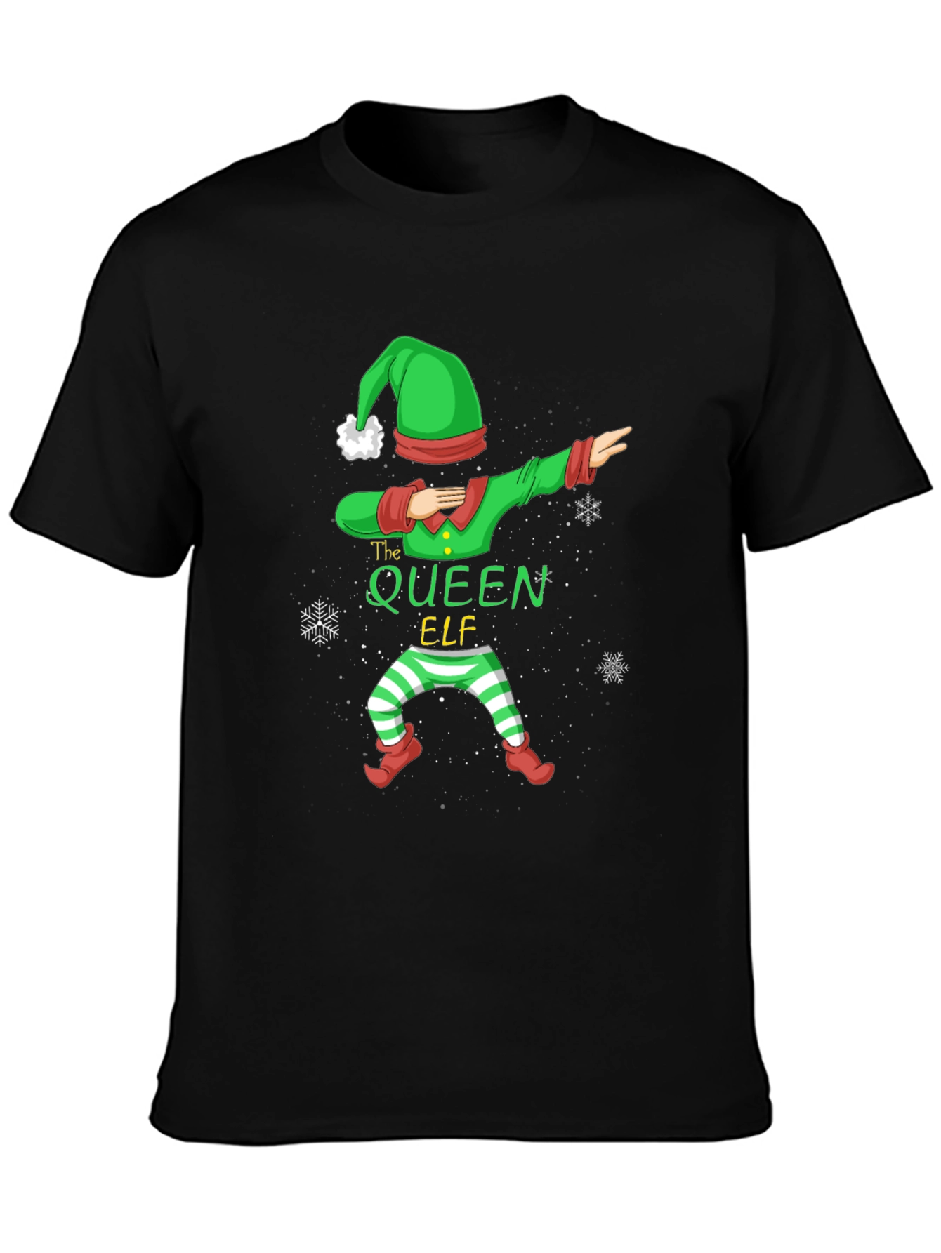 The Queen Elf Dabbing Christmas T-Shirt