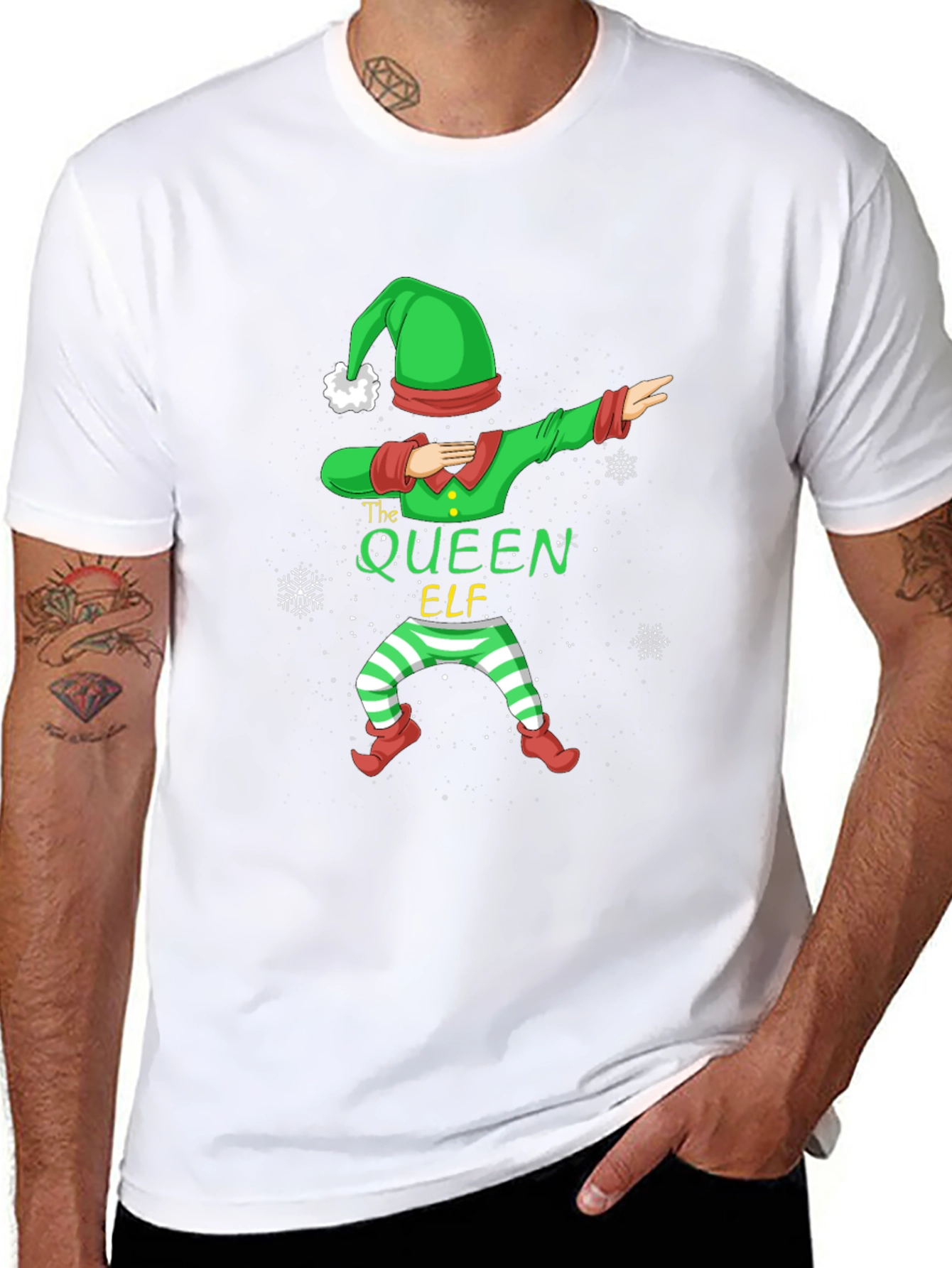 The Queen Elf Dabbing Christmas T-Shirt