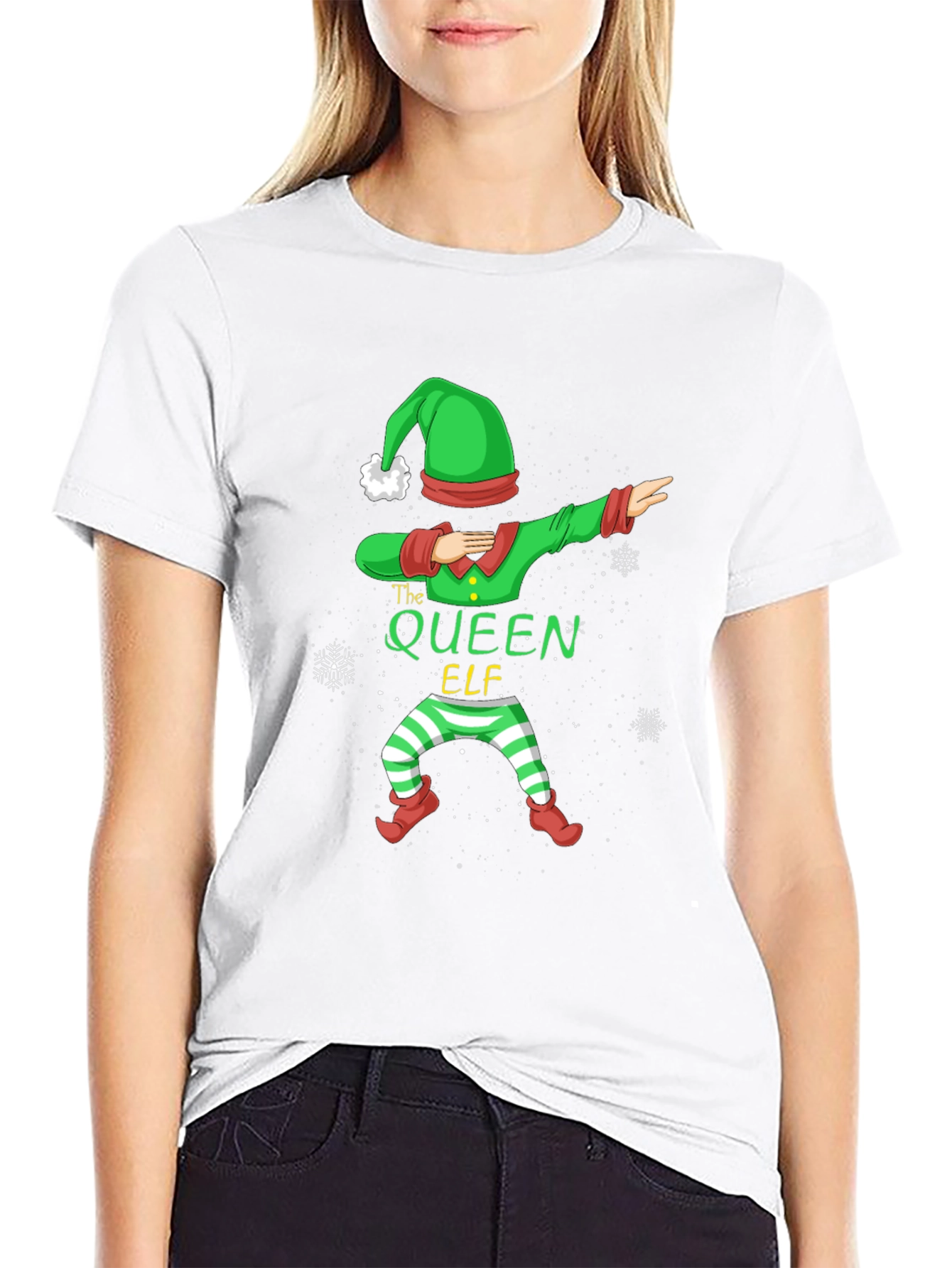 The Queen Elf Dabbing Christmas T-Shirt