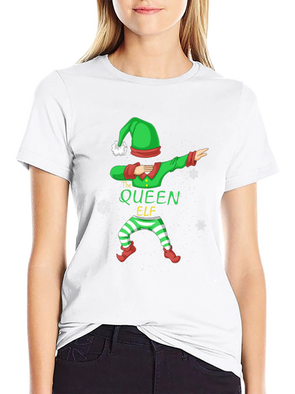 The Queen Elf Dabbing Christmas T-Shirt