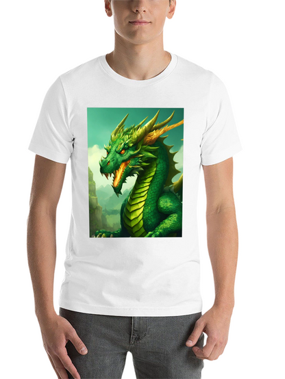 Dragon Graphic Tee - Black Cotton Shirt