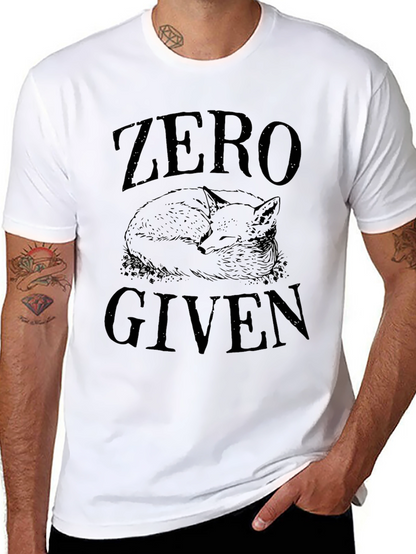 Zero Fox Given T-Shirt - Mens Black Graphic Tee