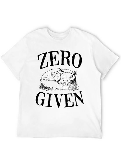 Zero Fox Given T-Shirt - Mens Black Graphic Tee