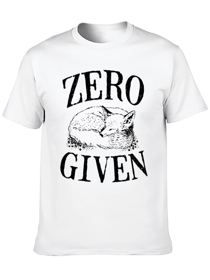 Zero Fox Given T-Shirt - Mens Black Graphic Tee