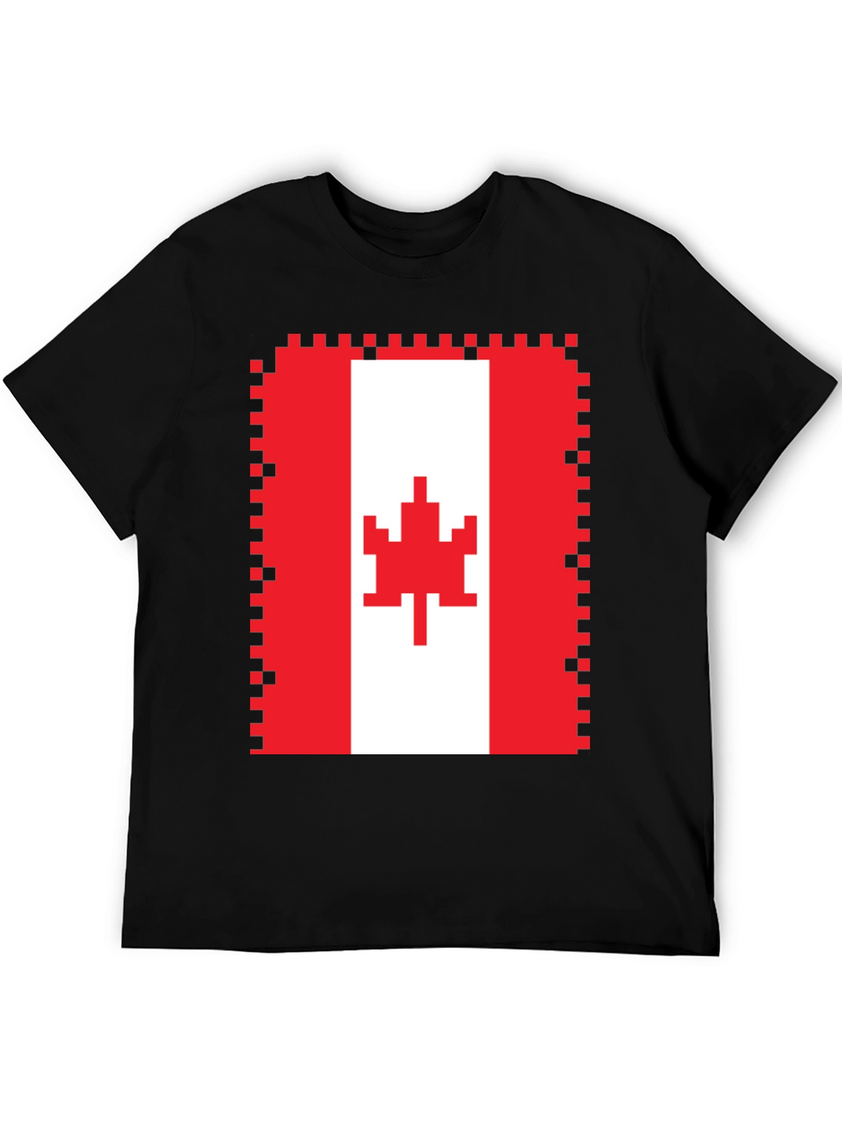 Pixelated Canadian Flag T-Shirt