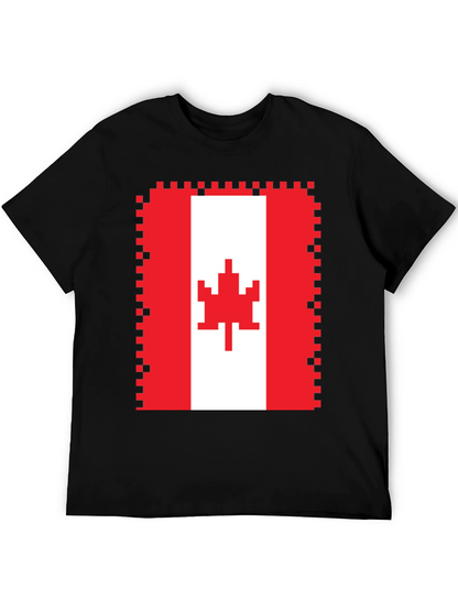 Pixelated Canadian Flag T-Shirt